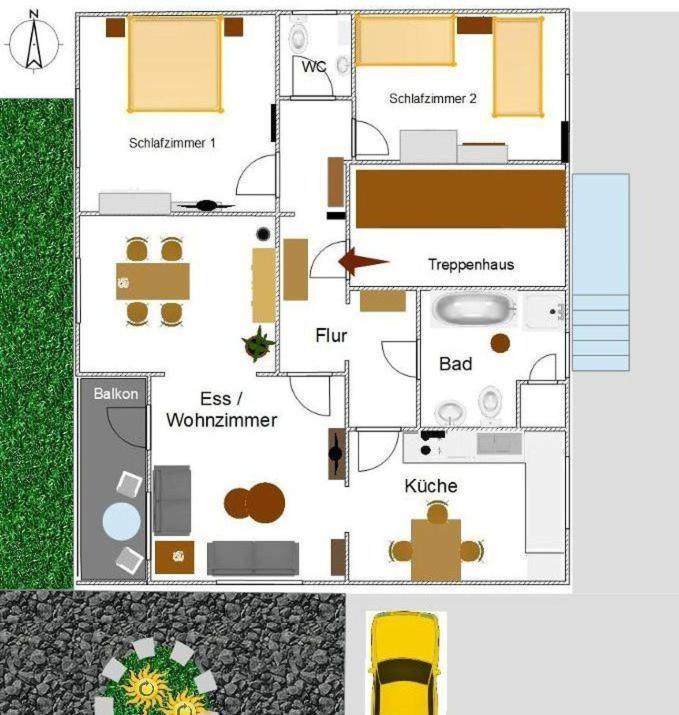 Ferienwohnung Odenwaldblick Momlingen Esterno foto